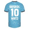 Officiële Voetbalshirt Bayer 04 Leverkusen Florian Wirtz 10 Derde 2023-24 - Heren